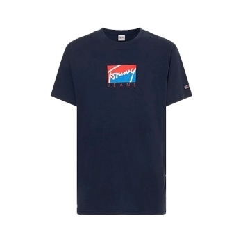 Camiseta Block Graphic Azul Marino