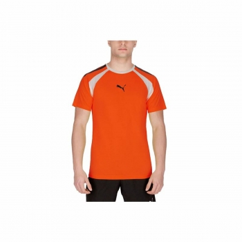 Camiseta de Manga Corta Hombre Puma Team Liga Pádel Naranja