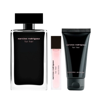 Set Narciso Rodriguez for Her edt 100ml + edt 10ml + Body Lotion 50ml