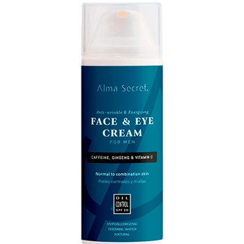 Crema facial & ojos antiarrugas Cafeína, Ginseng&Vitamina C SPF20