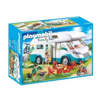 Playset Playmobil Family Fun Summer Caravan Playmobil (135 pcs)