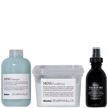 Set Minu Champú 250ml + Acondicionador 250ml + OI All in One Milk 135ml