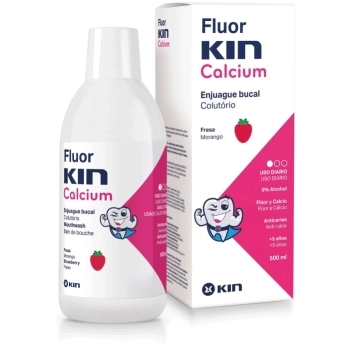 Fluor kin calcio fresa colutorio 500ml