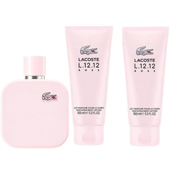Set L.12.12 Rose 100ml + Body Lotion 2x100ml