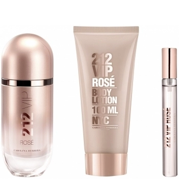 Set 212 Vip Rosé 80ml + Body Lotion 100ml + 10ml
