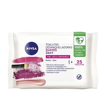 Toallitas Desmaquilladoras Biodegradables Piel Seca Y Sensible