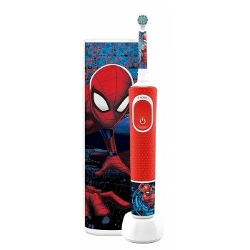 Set Cepillo Eléctrico Recargable Spiderman + Bolsa de Viaje