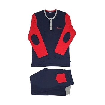 Pijama A0CHI Azul Marino Rojo