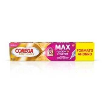 Corega max fijacion + confort 1 tubo 70 g sin sabor