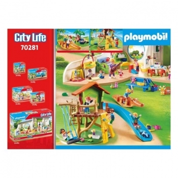 Playset City Life Adventure Playground Playmobil 70281 Parque de juegos (83 pcs)