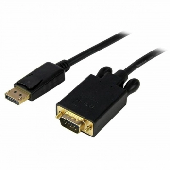 Adaptador DisplayPort a DVI Startech DP2VGAMM3B           Negro 90 cm 0,9 m