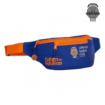 Riñonera Valencia Basket Azul Naranja (23 x 12 x 9 cm)