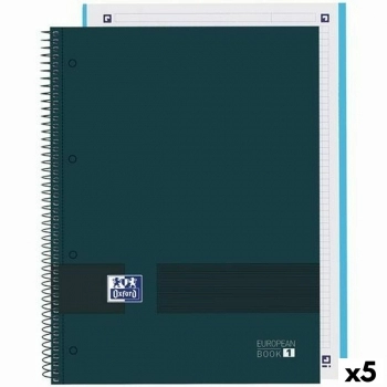 Cuaderno Oxford European Book Write&Erase Azul A4 80 Hojas 5 Unidades