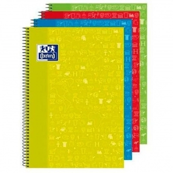 Cuaderno Oxford Write & Erase 80 Hojas Din A4 (4 Unidades)