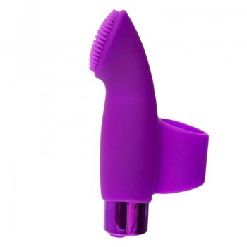 Anillo Vibrador para Dedos Naughty Nubbies  PowerBullet Morado