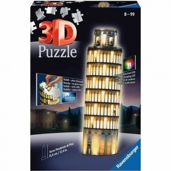 Puzzle 3D Ravensburger Tour De Pise Night Edition  216 Piezas