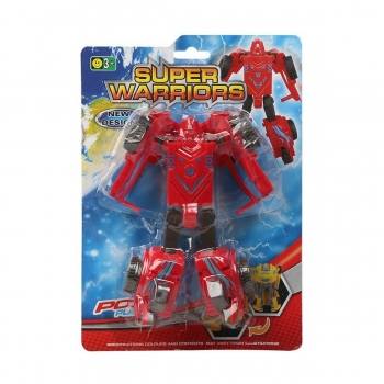 Transformers SuperWarriors Rojo