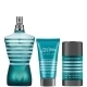 Set Le Male edt 125 + Aftershave Balm 50ml + Deodorant 75ml