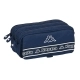 Portatodo Triple Kappa Navy Azul marino (21,5 x 10 x 8 cm)