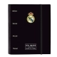 Carpeta de anillas Real Madrid C.F. Corporativa Negro (27 x 32 x 3.5 cm)