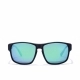 Gafas de Sol Unisex Hawkers Faster Raw Negro Verde Esmeralda Polarizadas (Ø 49 m