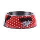 Comedero para Perro Minnie Mouse Rojo Melamina 180 ml Negro Metal