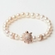 Pulsera Mujer Lancaster JLA-BR-TURTLE-2-WH Blanco Plata de ley 16 mm Rosado