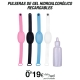 Pack Pulseras Dispensadoras de Gel Colores Surtido 12 uds Pack Pulseras Dispensadoras de Gel Colores Surtido 12 uds