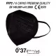 Pack 5000uds FFP2 6 Capas Color Negro Pack 5000uds FFP2 6 Capas Color Negro