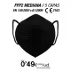 FFP2 Negra Talla Mediana 500uds FFP2 Negra Talla Mediana 500uds