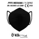 FFP2 Negra Talla Mediana 500uds FFP2 Negra Talla Mediana 500uds