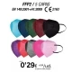Pack 5000 uds FFP2 Colores Variados Pack 5000 uds FFP2 Colores Variados