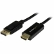 Cable DisplayPort a HDMI Startech DP2HDMM2MB           (2 m) Negro