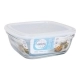 Fiambrera Freshbox Transparente Cuadrada Con Tapa (17 cm) (17 x 17 x 6 cm) (17 c