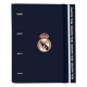 Carpeta de anillas Real Madrid C.F. 512034666 Azul marino (27 x 32 x 3.5 cm)