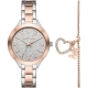 Reloj Mujer Michael Kors SLIM RUNWAY (Ø 38 mm) Plateado Rosado Reloj Mujer Michael Kors SLIM RUNWAY (Ø 38 mm) Plateado Rosado